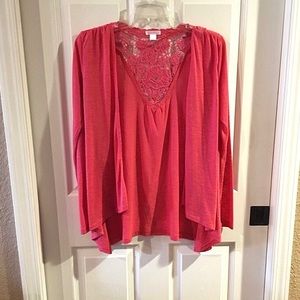 NWOT! Xhileration Open Front Top